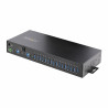 16-Port Industrial USB 5Gbps Hub/Switch