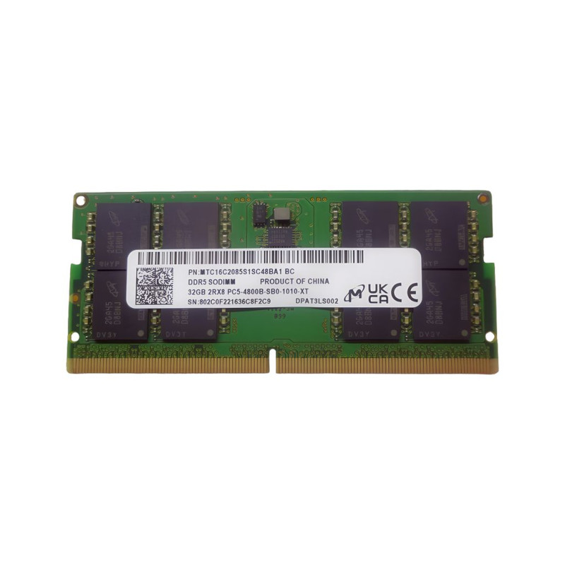 32GB DDR5 SODIMM memory
