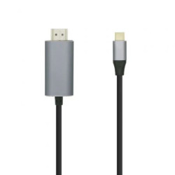 Cable Conversor Aisens A109-0392/ USB Tipo-C Macho - HDMI Macho/ Hasta