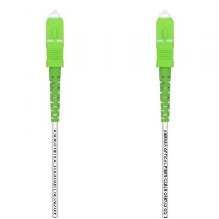 Cable de Fibra Óptica G657A2 3.0 Aisens A152-0494/ LSZH/ 2m/ Blanco