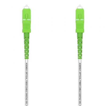 Cable de Fibra Óptica G657A2 3.0 Aisens A152-0500/ LSZH/ 20m/ Blanco