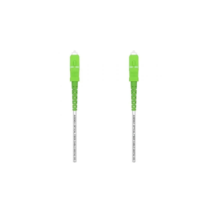 Cable de Fibra Óptica G657A2 3.0 Aisens A152-0502/ LSZH/ 40m/ Blanco