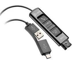 Adaptador QD USB Poly DA85 786C7AA/ QD Macho/ USB Macho - USB Tipo-C M