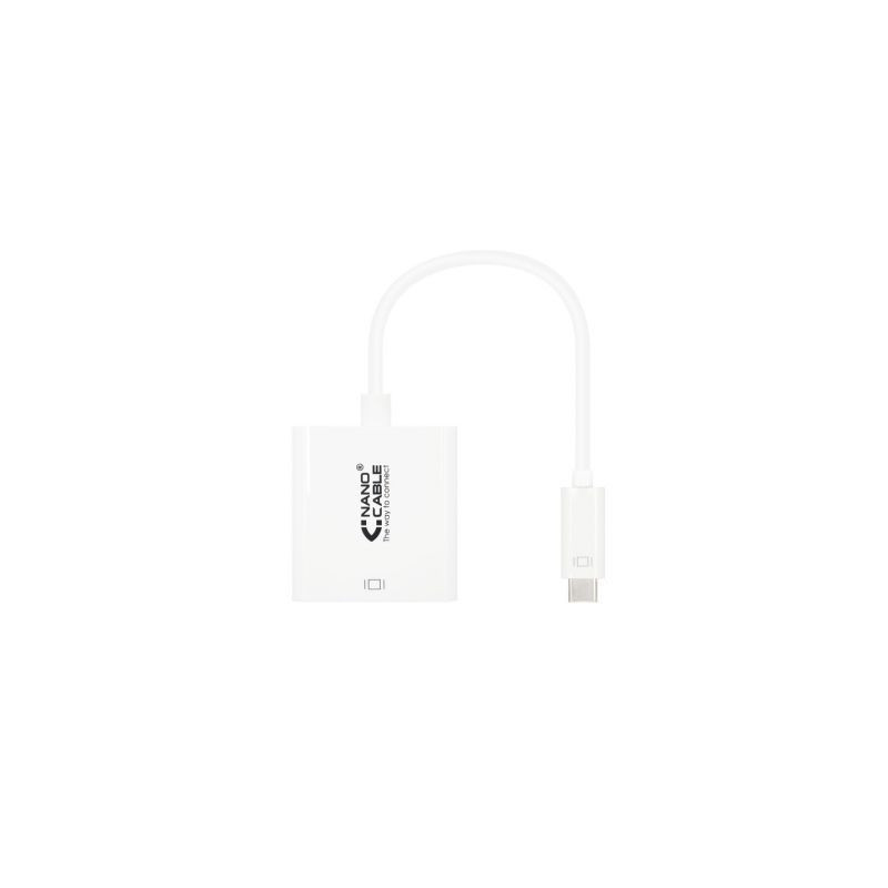 Conversor Nanocable 10.16.4102/ USB Tipo-C Macho - HDMI Hembra/ 15cm/