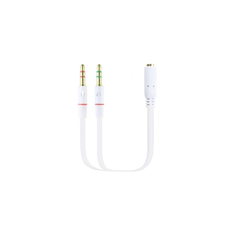 Cable Estéreo Nanocable 10.24.1203/ Jack 3.5 Hembra - 2x Jack 3.5 Mach