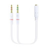 Cable Estéreo Nanocable 10.24.1203/ Jack 3.5 Hembra - 2x Jack 3.5 Mach