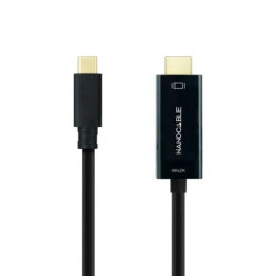 Cable Conversor Nanocable 10.15.5133/ USB Tipo-C Macho - HDMI Macho/ 3