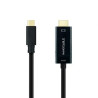 Cable Conversor Nanocable 10.15.5133/ USB Tipo-C Macho - HDMI Macho/ 3