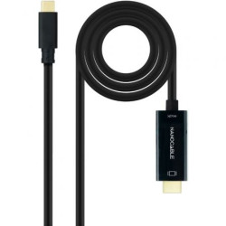 Cable Conversor Nanocable 10.15.5135/ USB Tipo-C Macho - HDMI Macho/ 5
