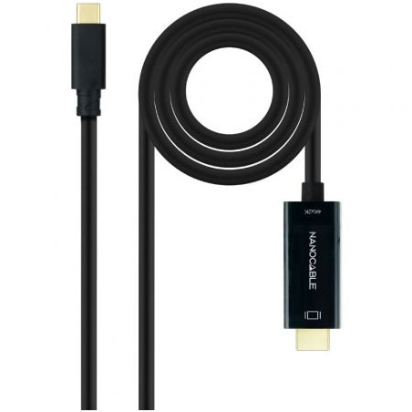 Cable Conversor Nanocable 10.15.5135/ USB Tipo-C Macho - HDMI Macho/ 5