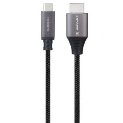 Cable Conversor Nanocable 10.15.5262/ USB Tipo-C Macho - HDMI Macho/ 1