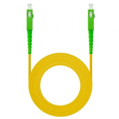 Cable de Fibra Óptica G657A2 Nanocable 10.20.0003/ LSZH/ 3m/ Amarillo