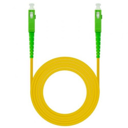 Cable de Fibra Óptica G657A2 Nanocable 10.20.0010/ LSZH/ 10m/ Amarillo