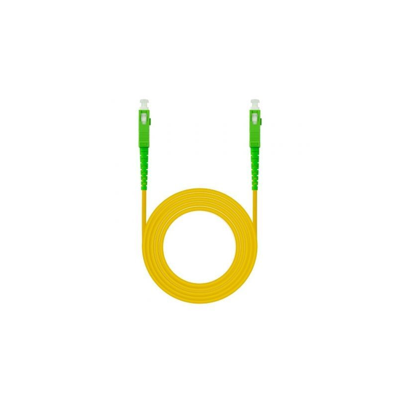 Cable de Fibra Óptica G657A2 Nanocable 10.20.0030/ LSZH/ 30m/ Amarillo