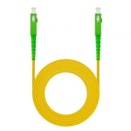Cable de Fibra Óptica G657A2 Nanocable 10.20.0030/ LSZH/ 30m/ Amarillo
