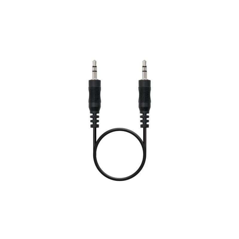 Cable Estéreo Nanocable 10.24.0100/ Jack 3.5 Macho - Jack 3.5 Macho/ 3