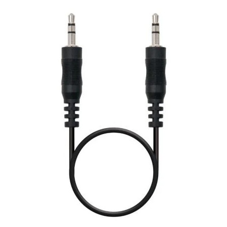 Cable Estéreo Nanocable 10.24.0100/ Jack 3.5 Macho - Jack 3.5 Macho/ 3