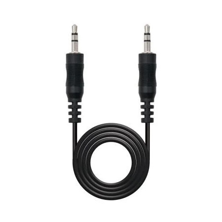 Cable Estéreo Nanocable 10.24.0103/ Jack 3.5 Macho - Jack 3.5 Macho/ 3