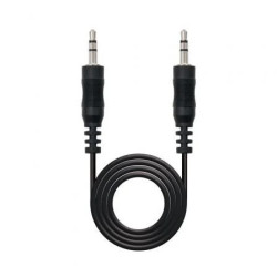 Cable Estéreo Nanocable 10.24.0105/ Jack 3.5 Macho - Jack 3.5 Macho/ 5
