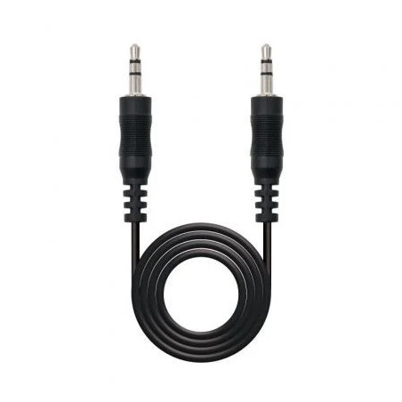 Cable Estéreo Nanocable 10.24.0105/ Jack 3.5 Macho - Jack 3.5 Macho/ 5