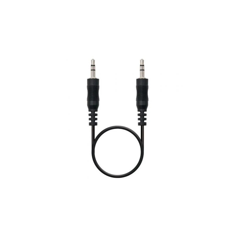 Cable Estéreo Nanocable 10.24.0120/ Jack 3.5 Macho - Jack 3.5 Macho/ 2