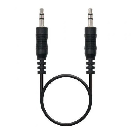 Cable Estéreo Nanocable 10.24.0120/ Jack 3.5 Macho - Jack 3.5 Macho/ 2