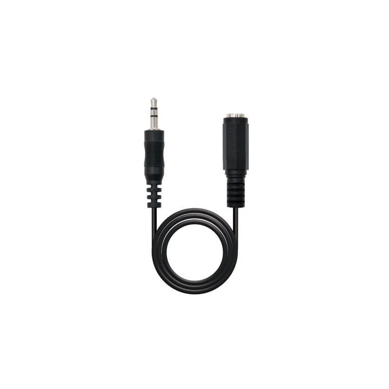 Cable Estéreo Nanocable 10.24.0203/ Jack 3.5 Macho - Jack 3.5 Hembra/