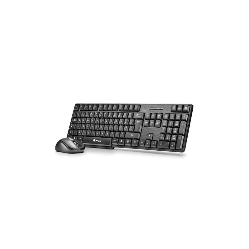 Teclado y Ratón Inalámbricos NGS Euphoria KIT/ Portugués