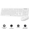 Teclado y Ratón Subblim Combo Business Slim Silencioso Inalámbrico/ Bl