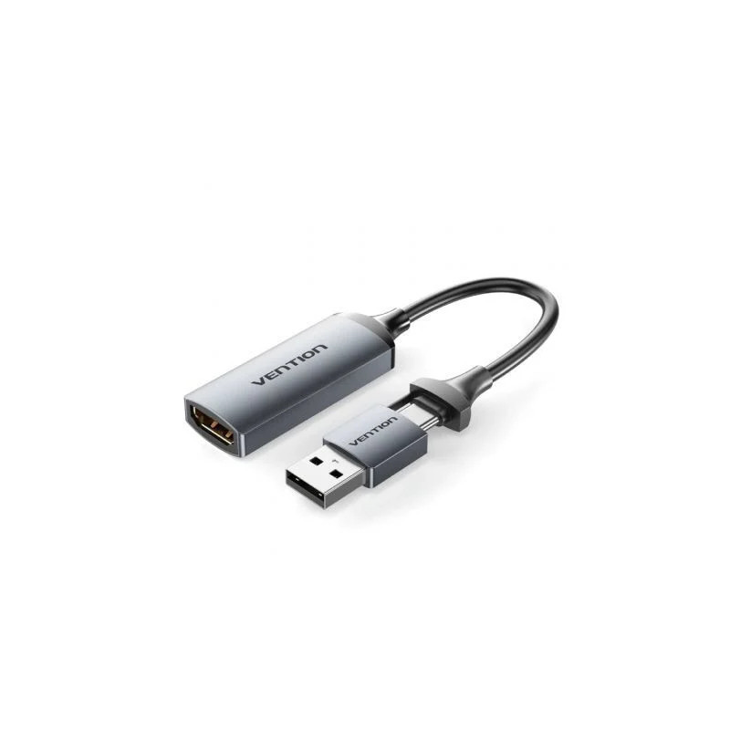 Conversor HDMI 4K 60Hz Vention ACWHA/ HDMI Hembra / USB Macho - USB Ti
