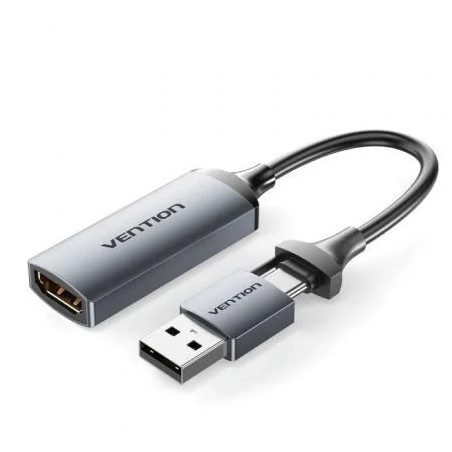 Conversor HDMI 4K 60Hz Vention ACWHA/ HDMI Hembra / USB Macho - USB Ti