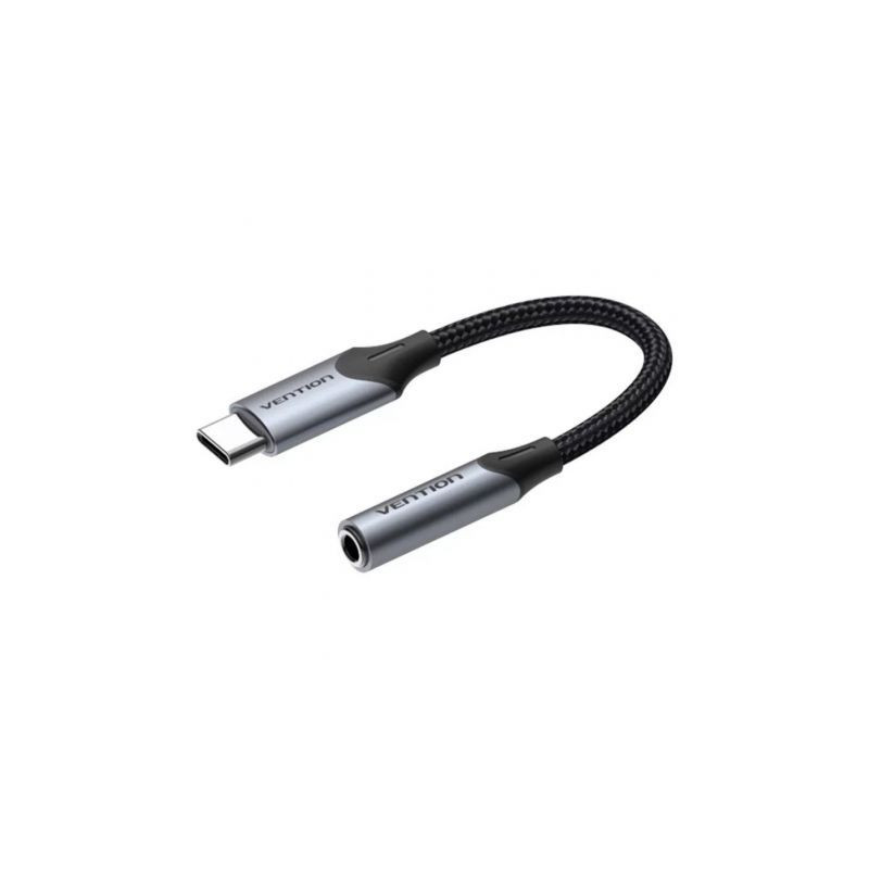 Conversor USB Tipo-C Vention BGJHA/ USB Tipo-C Macho - Jack 3.5 Hembra