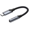 Conversor USB Tipo-C Vention BGJHA/ USB Tipo-C Macho - Jack 3.5 Hembra