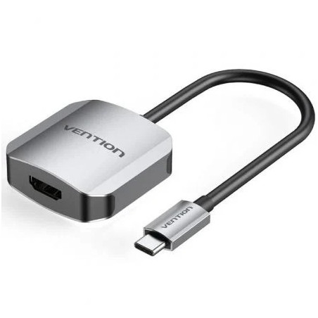 Conversor Vention TDEHB/ USB Tipo-C Macho - HDMI Hembra/ 15cm/ Plata
