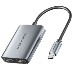 Cable Conversor Vention ACZHB/ USB Tipo-C Macho - 2x HDMI He | APLIUM