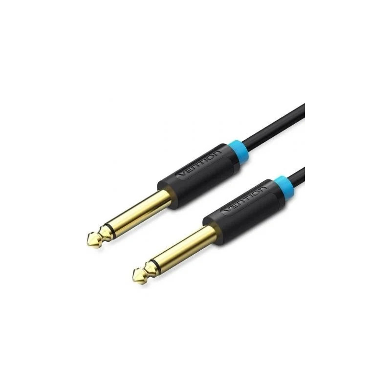 Cable Mono Vention BAABJ/ Jack 6.5 Macho - Jack 6.5 Macho/ 5m/ Negro