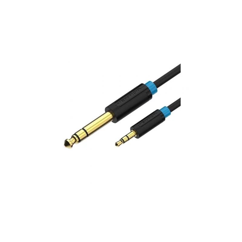Cable Estéreo Vention BABBI/ Jack 6.5 Macho - Jack 3.5 Macho/ 3m/ Negr