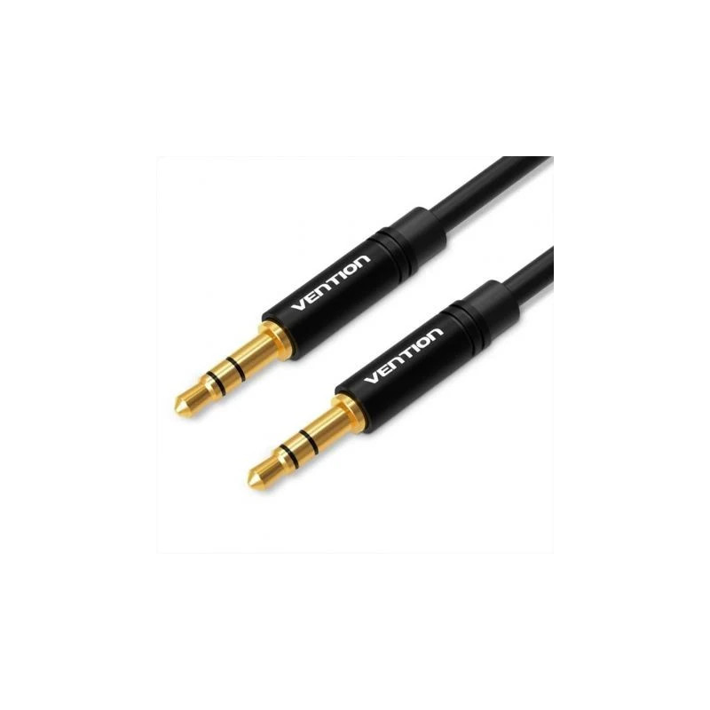 Cable Estéreo Vention BAKBF/ Jack 3.5 Macho - Jack 3.5 Macho/ 1m/ Negr