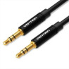Cable Estéreo Vention BAKBF/ Jack 3.5 Macho - Jack 3.5 Macho/ 1m/ Negr
