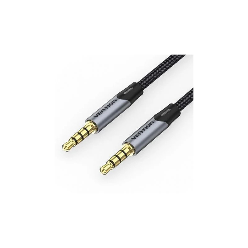 Cable Estéreo Vention BAQHD/ Jack 3.5 Macho - Jack 3.5 Macho/ 50cm/ Gr