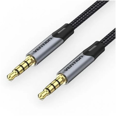 Cable Estéreo Vention BAQHD/ Jack 3.5 Macho - Jack 3.5 Macho/ 50cm/ Gr