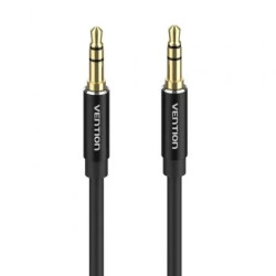 Cable Estéreo Vention BAXBF/ Jack 3.5 Macho - Jack 3.5 Macho/ 1m/ Negr