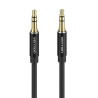 Cable Estéreo Vention BAXBF/ Jack 3.5 Macho - Jack 3.5 Macho/ 1m/ Negr