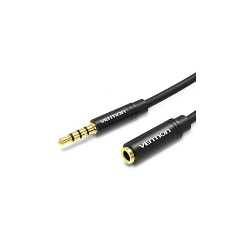 Cable Estéreo Vention BHBBG/ Jack 3.5 Macho - Jack 3.5 Hembra/ 1.5m/ N
