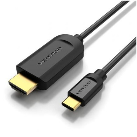 Cable Conversor HDMI 1.4 4K Vention CGUBG/ USB Tipo-C Macho - HDMI Mac