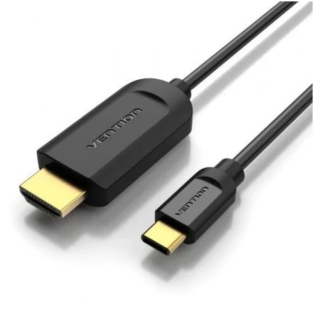 Cable Conversor HDMI 1.4 4K Vention CGUBH/ USB Tipo-C Macho - HDMI Mac