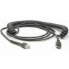Cable, USB, Type A, Coiled,