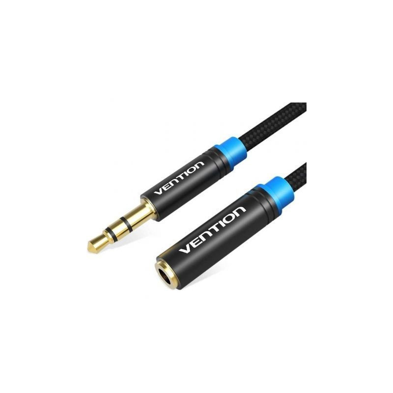 Cable Estéreo Vention VAB-B06-B150-M/ Jack 3.5 Macho - Jack 3.5 Hembra