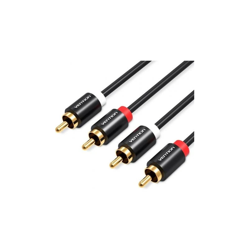 Cable Estéreo Vention VAB-R06-B300/ 2x RCA Macho - 2x RCA Macho/ 3m/ N