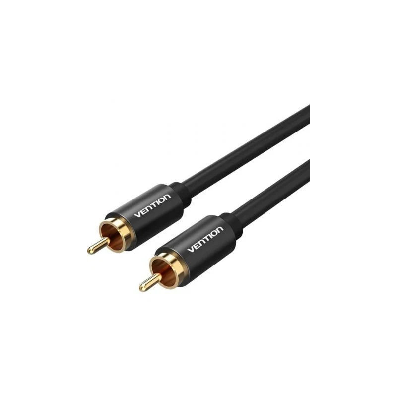 Cable Estéreo Vention VAB-R09-B100/ RCA Macho - RCA Macho/ 1m/ Negro